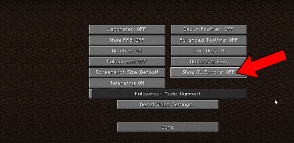 Minecraft OpenGL Error 1282 step 7